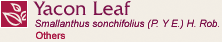 Yacon Leaf